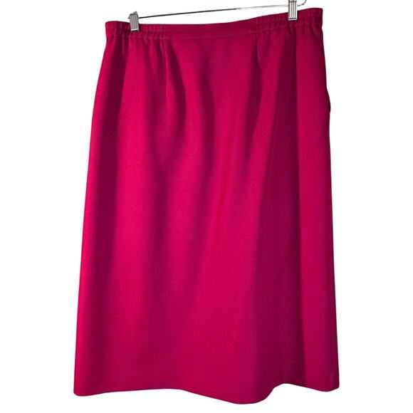 Haberdashery 16 Magenta Midi Straight/Pencil Skirt [211] - Picture 3 of 9